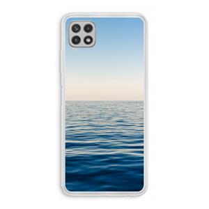CaseCompany Water horizon: Samsung Galaxy A22 4G Transparant Hoesje