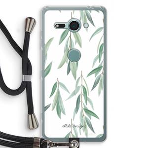 CaseCompany Branch up your life: Sony Xperia XZ2 Compact Transparant Hoesje met koord