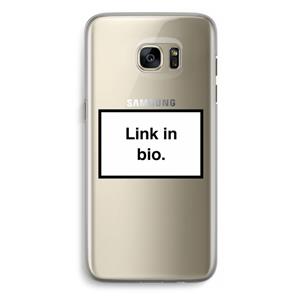 CaseCompany Link in bio: Samsung Galaxy S7 Edge Transparant Hoesje