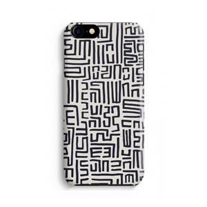 CaseCompany Moroccan Print: Volledig geprint iPhone SE 2020 Hoesje