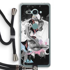 CaseCompany Camouflage de sommeil: Sony Xperia XZ2 Compact Transparant Hoesje met koord