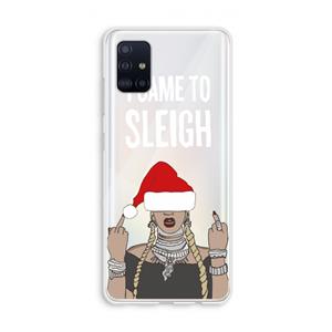 CaseCompany Came To Sleigh: Galaxy A51 4G Transparant Hoesje