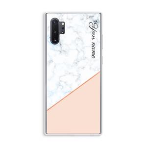 CaseCompany Marmer in stijl: Samsung Galaxy Note 10 Plus Transparant Hoesje