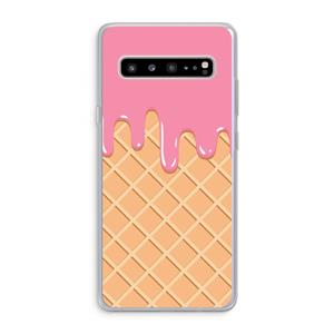 CaseCompany Ice cream: Samsung Galaxy S10 5G Transparant Hoesje