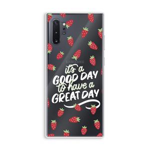 CaseCompany Don't forget to have a great day: Samsung Galaxy Note 10 Plus Transparant Hoesje
