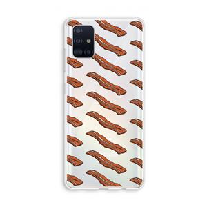 CaseCompany Bacon to my eggs #2: Galaxy A51 4G Transparant Hoesje