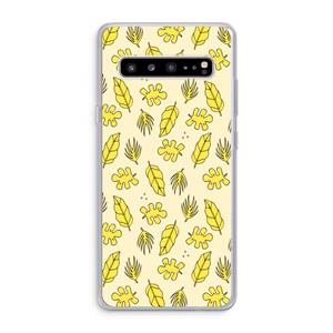 CaseCompany Herfst: Samsung Galaxy S10 5G Transparant Hoesje