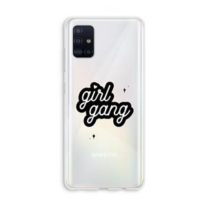 CaseCompany Girl Gang: Galaxy A51 4G Transparant Hoesje