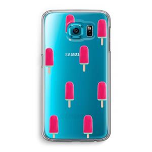 CaseCompany Waterijsje: Samsung Galaxy S6 Transparant Hoesje
