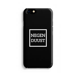 CaseCompany Negenduust black: Volledig geprint iPhone SE 2020 Hoesje