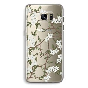 CaseCompany Blossoming spring: Samsung Galaxy S7 Edge Transparant Hoesje
