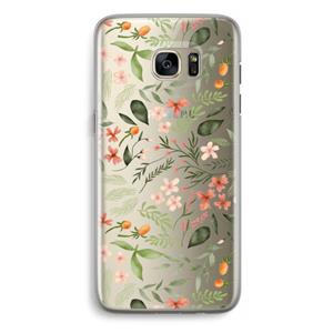 CaseCompany Sweet little flowers: Samsung Galaxy S7 Edge Transparant Hoesje