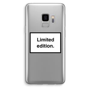 CaseCompany Limited edition: Samsung Galaxy S9 Transparant Hoesje