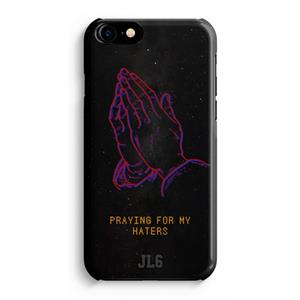 CaseCompany Praying For My Haters: iPhone 8 Volledig Geprint Hoesje
