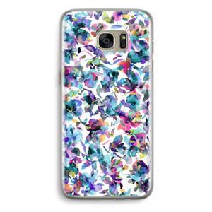 CaseCompany Hibiscus Flowers: Samsung Galaxy S7 Edge Transparant Hoesje