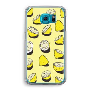 CaseCompany When Life Gives You Lemons...: Samsung Galaxy S6 Transparant Hoesje