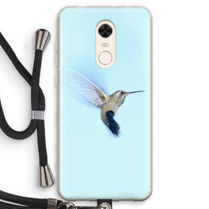 CaseCompany Kolibri: Xiaomi Redmi 5 Transparant Hoesje met koord