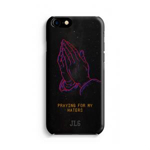 CaseCompany Praying For My Haters: Volledig geprint iPhone SE 2020 Hoesje