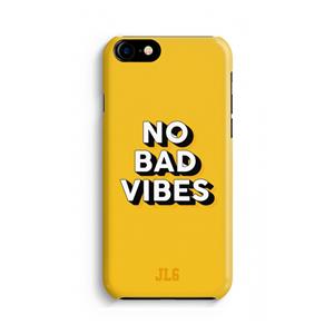 CaseCompany No Bad Vibes: Volledig geprint iPhone SE 2020 Hoesje