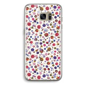 CaseCompany Planets Space: Samsung Galaxy S7 Edge Transparant Hoesje