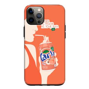 CaseCompany Peach please!: iPhone 12 Tough Case