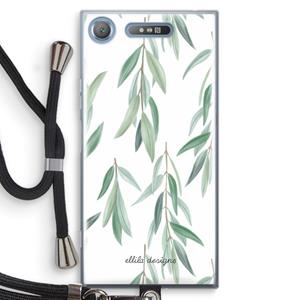 CaseCompany Branch up your life: Sony Xperia XZ1 Transparant Hoesje met koord