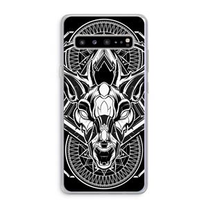 CaseCompany Oh Deer: Samsung Galaxy S10 5G Transparant Hoesje