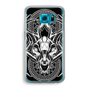 CaseCompany Oh Deer: Samsung Galaxy S6 Transparant Hoesje