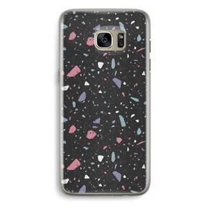 CaseCompany Terrazzo N°16: Samsung Galaxy S7 Edge Transparant Hoesje