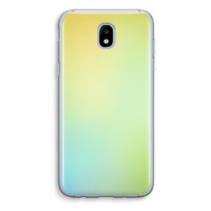 CaseCompany Minty mist pastel: Samsung Galaxy J5 (2017) Transparant Hoesje