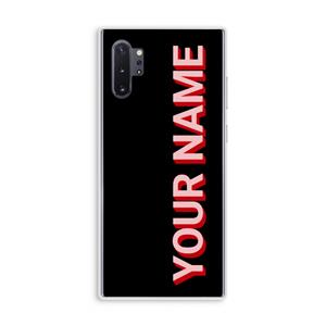CaseCompany Namecase: Samsung Galaxy Note 10 Plus Transparant Hoesje