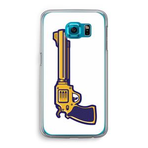 CaseCompany Pew Pew Pew: Samsung Galaxy S6 Transparant Hoesje