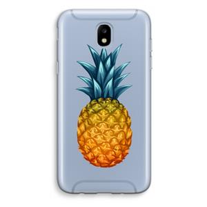 CaseCompany Grote ananas: Samsung Galaxy J5 (2017) Transparant Hoesje