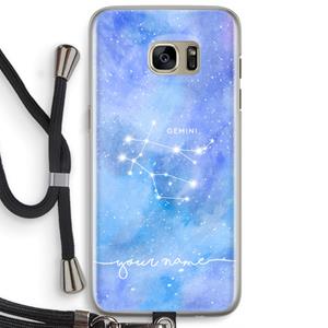 CaseCompany Sterrenbeeld - Licht: Samsung Galaxy S7 Edge Transparant Hoesje met koord