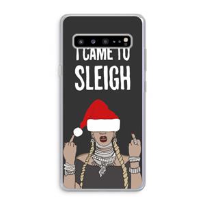 CaseCompany Came To Sleigh: Samsung Galaxy S10 5G Transparant Hoesje