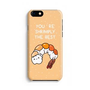 CaseCompany You're Shrimply The Best: Volledig geprint iPhone SE 2020 Hoesje