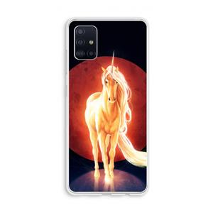 CaseCompany Last Unicorn: Galaxy A51 4G Transparant Hoesje