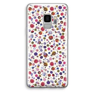 CaseCompany Planets Space: Samsung Galaxy S9 Transparant Hoesje