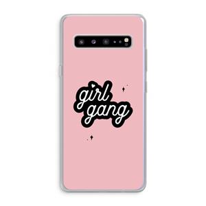 CaseCompany Girl Gang: Samsung Galaxy S10 5G Transparant Hoesje