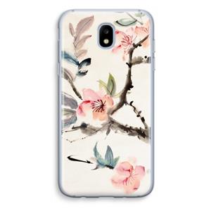 CaseCompany Japanse bloemen: Samsung Galaxy J5 (2017) Transparant Hoesje