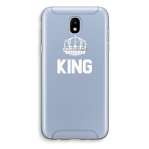 CaseCompany King zwart: Samsung Galaxy J5 (2017) Transparant Hoesje