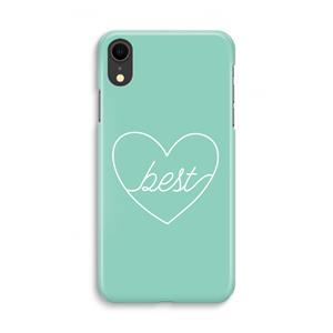 CaseCompany Best heart pastel: iPhone XR Volledig Geprint Hoesje