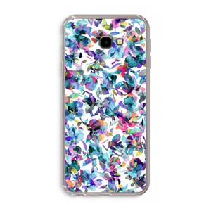 CaseCompany Hibiscus Flowers: Samsung Galaxy J4 Plus Transparant Hoesje