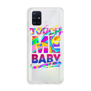 CaseCompany Touch Me: Galaxy A51 4G Transparant Hoesje