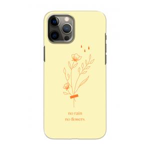 CaseCompany No rain no flowers: Volledig geprint iPhone 12 Pro Hoesje