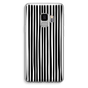 CaseCompany Stripes: Samsung Galaxy S9 Transparant Hoesje