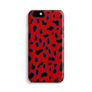 CaseCompany Red Leopard: Volledig geprint iPhone SE 2020 Hoesje