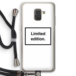 CaseCompany Limited edition: Samsung Galaxy A8 (2018) Transparant Hoesje met koord
