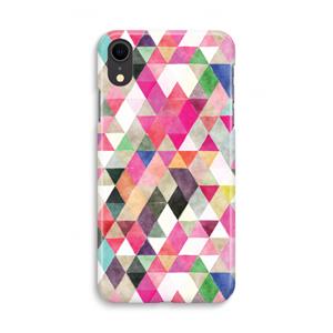 CaseCompany Gekleurde driehoekjes: iPhone XR Volledig Geprint Hoesje