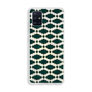 CaseCompany Moroccan tiles: Galaxy A51 4G Transparant Hoesje